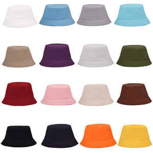 หมวกบักเก็ตสองด้านสินค้ายอดนิยมพร้อมหมวกปักโลโก้ที่กําหนดเอง - Product Image 3