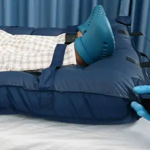 Hover aparelho de colchão inflável, dispositivo de transferência da cama do paciente lateral