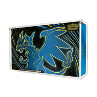 Étui de protection en acrylique pour collection ultra premium UPC Pokemon TCG Team Rocket's Moltres Ex, résistant aux UV, directement de l'usine