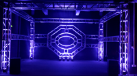 LEAHUA Led Uplight Waterproof IP65 Wireless DMX APP RGBWA 5in1 Battery Power Smart Bat for Wedding Live Events Stage