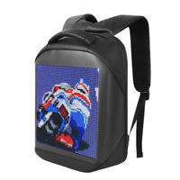 Sac à dos publicitaire LED dynamique couleur pleine, boîte lumineuse LED pour la publicité promotionnelle