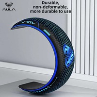 Repose-poignets ergonomique carré en caoutchouc et mousse à mémoire de forme AULA pour clavier de jeu, modèle D11, confortable, pour ordinateur portable, tapis de souris, en stock