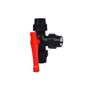 Raccord rapide noir personnalisé 20/25 mm - Connecteur de tuyau d'eau pour aquarium et jardin, vanne de raccordement de tuyau d'eau - Product Image 2