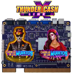 HET Thunder Cash Link 2 en 1: Tablero <span class=keywords><strong>de</strong></span> juego <span class=keywords><strong>de</strong></span> habilidad con función Wild Swap, operado con monedas, PCB para máquina recreativa <span class=keywords><strong>de</strong></span> 4 juegos <span class=keywords><strong>de</strong></span> arcade - Product Image 1