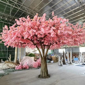 Arbre à fleurs de <span class=keywords><strong>cerisier</strong></span> rose artificiel personnalisé de 13 pieds, <span class=keywords><strong>cerisier</strong></span> japonais pour la décoration intérieure des cafés - Product Image 1