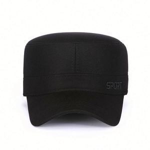 Wholesale Winter <b>Flat</b> Top Sports <b>Caps</b> Warm Thick Baseball <b>Cap</b> for <b>Men</b> Daily Fashion Dress - Product Image 4