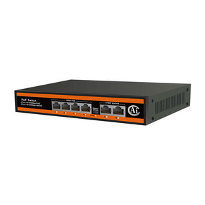 <span class=keywords><strong>NEWBRIDGE</strong></span> OEM Kommerzieller PoE-Switch 4-Port 10/100 Mbps IEEE 802.3af/at Stahl 1,2 Gbps für CCTV-Systeme - Product Image 3