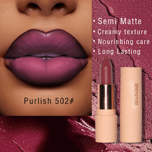 Lápiz Labial Cremoso Semi Mate en Tonos Nude, <span class=keywords><strong>Cacao</strong></span> y Melocotón, Nutritivo y de Larga Duración - Product Image 5