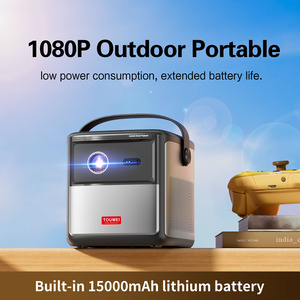 Proiettore 2026 4K/1080P S8 Portatile per Home Theater con <span class=keywords><strong>Batteria</strong></span> Integrata, Android 11, WiFi e Netflix per Camera da Letto e Uso Esterno - Product Image 3