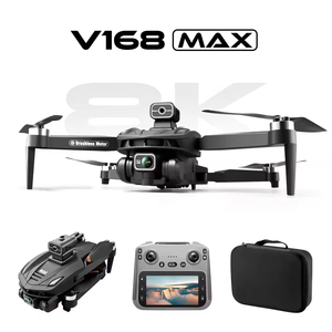 Nuevo Dron GPS V168 Max 5G de Largo Alcance con Control de Pantalla 8K, Cámara Dual 4KHD, Plegable, Alcance de Vuelo de 5KM, para Principiantes y Profesionales - Product Image 5