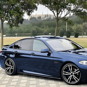 Amp-Z Side Skirts For Bmw 5 Series F10 F11 M Sport 2011-2017 Piano Black Carbon Fiber Texture Matte Finish - Product Image 3