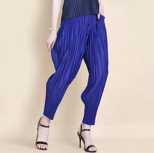 Nuovi Pantaloni Casual Plissettati da Donna Primavera-Estate, Slim Fit Classici Versatili, Eleganti e Comodi, Modello <span class=keywords><strong>Carrot</strong></span> - Product Image 3