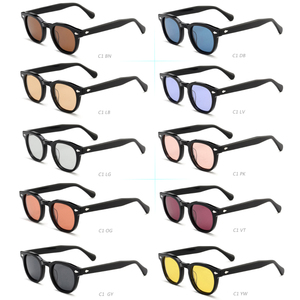 <span class=keywords><strong>Gafas</strong></span> <span class=keywords><strong>de</strong></span> <span class=keywords><strong>Sol</strong></span> Ligeras con Montura Completa <span class=keywords><strong>de</strong></span> Acetato Colorido, Tamaño 46 mm, Alta Calidad, Clásicas, Unisex, <span class=keywords><strong>Polarizadas</strong></span>, UV400 - Product Image 5