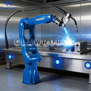 หุ่นยนต์เชื่อมแบบโค้ง CLAWROBOT Yaskawa AR900 6 แกน รับน้ำหนักได้ 7 กก. ระยะเอื้อม 927 มม. พร้อมคอนโทรลเลอร์ YRC1000 สำหรับงานเชื่อมเลเซอร์ ตัด และจัดการวัสดุ - Product Image 2