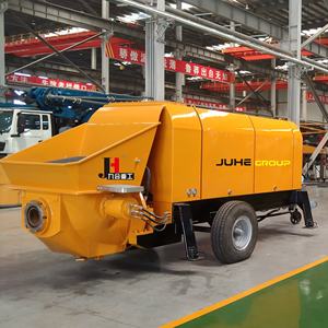 Bomba de Hormigón para Remolque de Hormigón con Motor Diésel DHBT120 27 338 de Alta Frecuencia y Volumen de la Marca JIUHE de China - Product Image 2