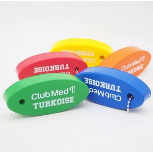 Porte-clés flottant en mousse personnalisé, ovale - Parfait pour la navigation de plaisance, la pêche, la voile et les sports de plein air - Product Image 3