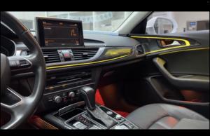 Kit d'éclairage ambiant dynamique C7 pour <span class=keywords><strong>Audi</strong></span> A6/S6/RS6/A7 2012-2018 12V 6W LED Lumières d'ambiance Amélioration de l'intérieur automobile - Product Image 6