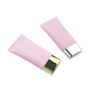 80g 80ml Frosted Pink Plastic Squeeze Cosmetic Tube <b>Sunscreen</b> Facial Cleanser Empty Tube Electroplated Gold Silver Screw Cap - Product Image 3