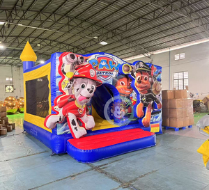 Château Gonflable Commercial Combo avec Toboggan pour Fêtes, Structure de Saut et de Rebond pour Enfants - Product Image 4