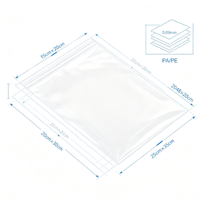 Transparent <b>Vacuum</b> <b>Bag</b> Roll Food Grade PE Packaging Pouch Heat Seal Microwaveable for Meat Cheese Salad - Product Image 2