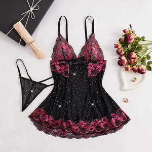 Bon marché, ensemble de lingerie pour femmes, ensemble soutien-gorge sexy en dentelle, sous-vêtements push up, ensemble soutien-gorge et culotte pour femmes - Product Image 1