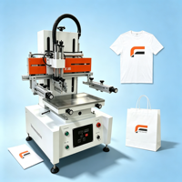 Machine d'impression sérigraphique semi-automatique à plat, nouveau modèle mini, zone d'impression 200x300, imprimante à écran de soie, imprimante pour tubes