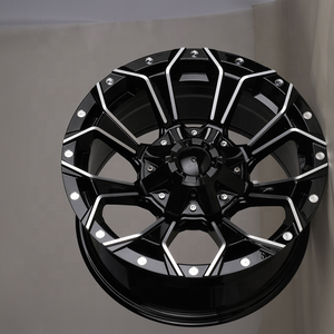 ล้อเหล็กหน้าต่างสีดำขนาด16 ''18'' 20 ''ล้อลบชดเชย16x8.0 /18x9.0/20x9.0ขอบล้อ6X139.7 mags - Product Image 3