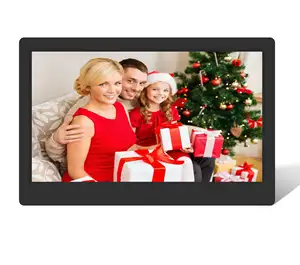 Bingkai foto digital video seksi 10 inci HD kualitas tinggi untuk hadiah Natal