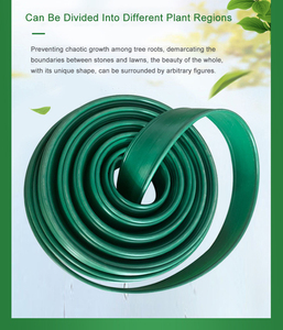Coupe-bordure de pelouse en plastique de 4 pouces de haut sans creuser pour les accessoires de carrelage Jardim Aluminio Produit d'ornements de jardin - Product Image 3