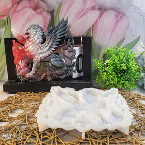 Moldes de fundición de resina hechos a mano para adornos decorativos DIY estilo Ins molde de adorno de águila de silicona X0205 - Product Image 2