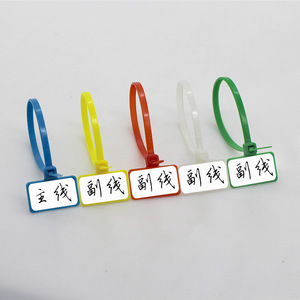Bridas de nailon estilo etiqueta Litai 3x100mm PA66 sin adhesivo, resistentes al fuego 94V-2 para uso general - Product Image 1