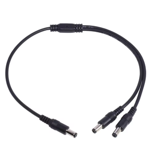 Cantell 0,5 cuadrado DC5.5 * <span class=keywords><strong>2</strong></span>,5mm 1 macho a <span class=keywords><strong>2</strong></span> macho Y Cable divisor - Product Image 4