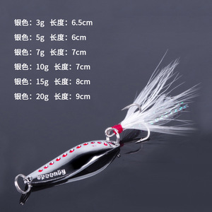 เหยื่อตกปลา Spinner Lure สีทอง น้ำหนัก 3 กรัม 5 กรัม 7 กรัม 10 กรัม 15 กรัม 20 กรัม ทำจากทองเหลือง สำหรับตกปลาในน้ำจืด - Product Image 2