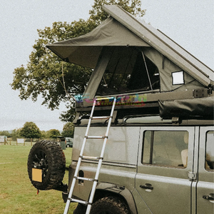 เต็นท์หลังคารถแบบฝาพับทรงเปลือกหอยแข็งเต็นท์หลังคารถ4x4อลูมิเนียมตั้งแคมป์ - Product Image 6