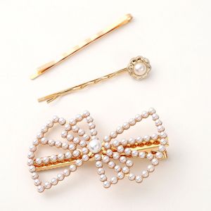 Pinza para el pelo con perlas, diseño de mariposa, 12 cm, aleación, uso diario, hecho en China - Product Image 4
