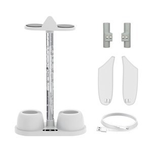 Tường mountable Sạc <span class=keywords><strong>Dock</strong></span> cho Oculus/Meta Quest 3 VR Kính sạc cơ sở lưu trữ Bracket với <span class=keywords><strong>Cool</strong></span> RGB ánh sáng - Product Image 2