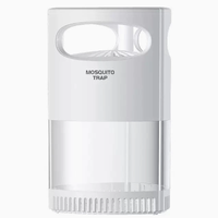 Lampe anti-moustiques électrique portable d'extérieur, piège à insectes silencieux à aspiration vortex et lumière UV pour le camping, le jardin et l'intérieur
