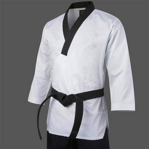 Uniforme de Taekwondo de colores sólidos hecho profesional para hombres Uniforme de Taekwondo de nuevo diseño Uniforme de Taekwondo de gran oferta - Product Image 2