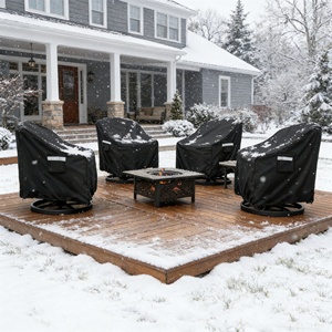 Outdoor <strong>Swivel</strong> Lounge <strong>Chair</strong> <strong>Cover</strong>,Waterproof Outdoor <strong>Chair</strong> <strong>Covers</strong>, Patio Furniture <strong>Cover</strong> for <strong>Swivel</strong> Patio Lounge <strong>Chair</strong> - Product Image 6