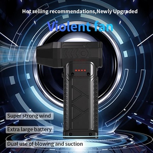 Ventilateurs portables 2025 : Souffleur électrique turbo à chargement rapide USB/Batterie pour voitures, extérieur, et kit aspirateur avec ventilateur puissant - Product Image 5