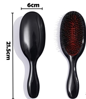 Brosse à cheveux en nylon à poils doux pour femme, coussin imperméable, pour nettoyer et coiffer les cheveux, peigne à poignée, brosse à cheveux