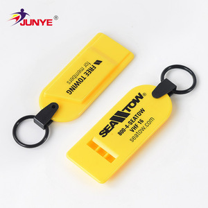 Sifflet en plastique orange et rouge 7x2.8x0.7cm, portable, pour survie, sauvetage, sport, arbitrage - Product Image 2