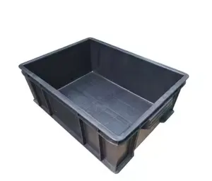 PP ESD Box Tote Tool Box Contenedor de almacenamiento de rotación de protección antiestática