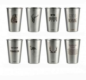 Jarra de Cerveza de Acero Inoxidable de 350 ml con Diseño Moderno y Aislamiento al Vacío - Product Image 1