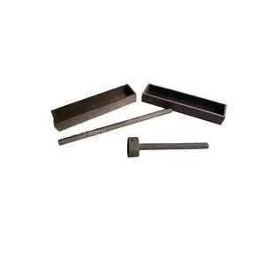 Graphite box and graphite cover and graphite stirring rod for melting alloy