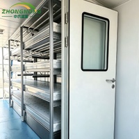 Conteneur de transport agricole intelligent 40HQ, système hydroponique pour la culture de légumes-feuilles, serre agricole en conteneur