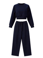 Sweat à capuche personnalisé avec logo pour femme, sweats OEM haut de gamme, ensembles personnalisés pour femme, sweat-shirt à col rond, survêtement, ensembles pour femme
