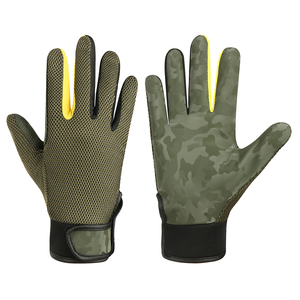 Guantes de trabajo de camuflaje verde Palma antideslizante para todo tipo de actividades al aire libre Camping Jardinería Poda - Product Image 1
