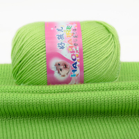 Fils de coton pour bébé, 50g, laine acrylique, lait, 46 couleurs
