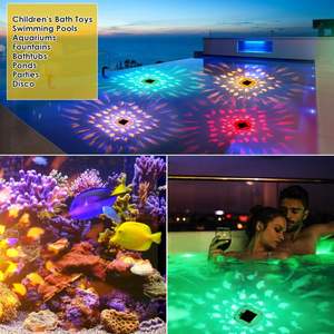 Luces de piscina impermeables por <span class=keywords><strong>la</strong></span> <span class=keywords><strong>noche</strong></span>, luces de piscina solares flotantes para piscina al aire libre, estanque, fuente de bañera de hidromasaje - Product Image 4